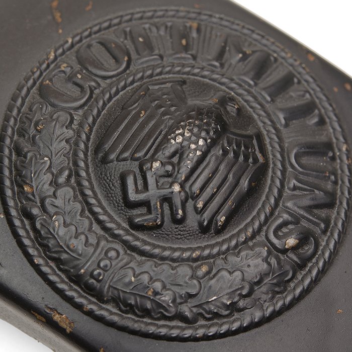 PJA12 Late quality steel belt buckle for a Kriegsmarine or Heer EM — image 4