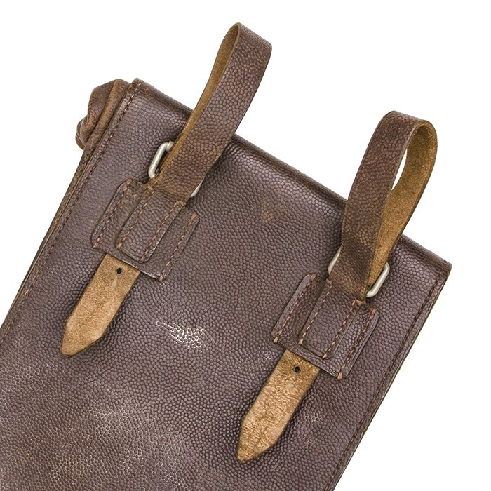 MP4004 Service used brown leather map case — image 9