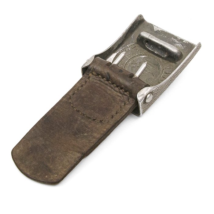 AHJ48 Heer EM aluminum buckle and leather tab — image 7