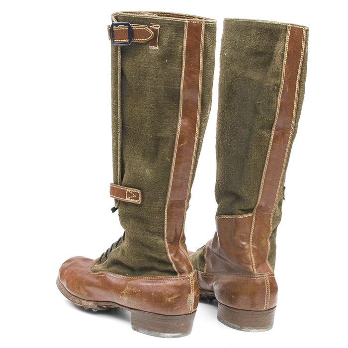 ACZ118 Excellent matched pair of Luftwaffe issue tropical high boots — image 7