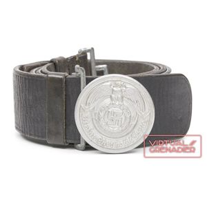 ACZ117 SS officer's belt and aluminum buckle