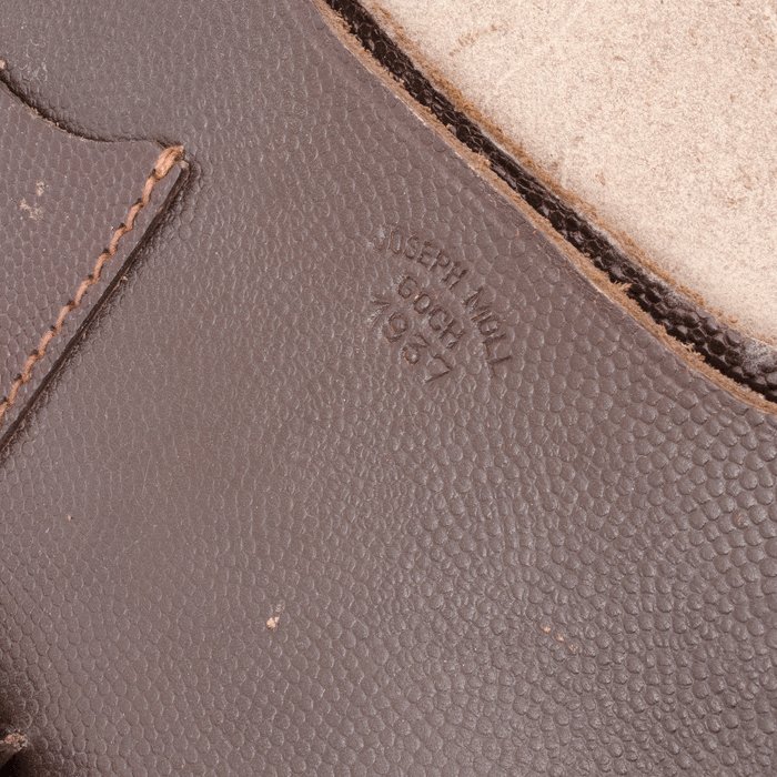 GAA61 Pre war brown leather map case — image 7