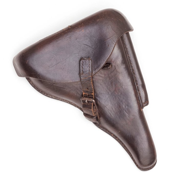 GAA60 Brown leather hard shell P08 holster — image 2