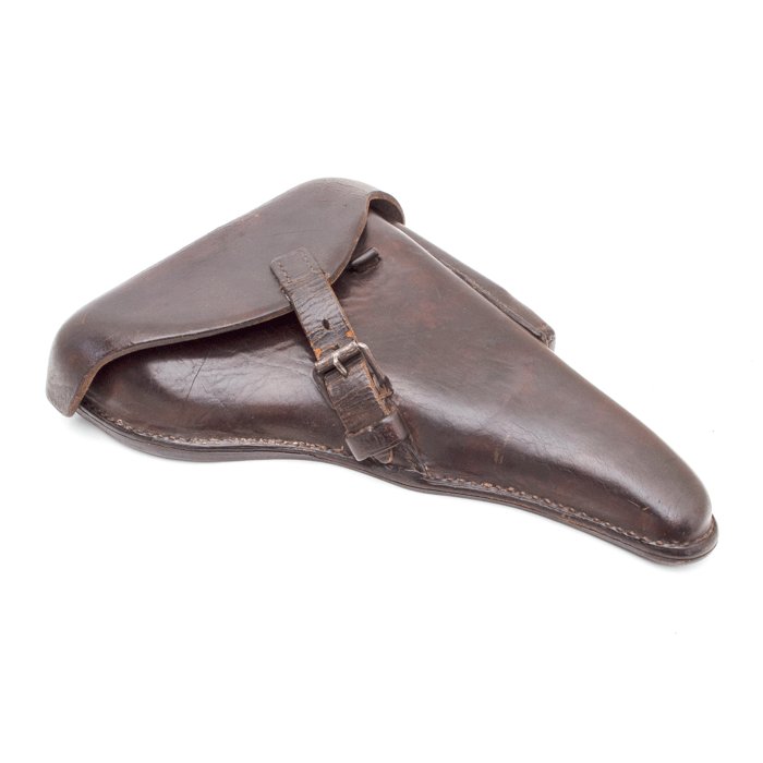 GAA60 Brown leather hard shell P08 holster — image 3