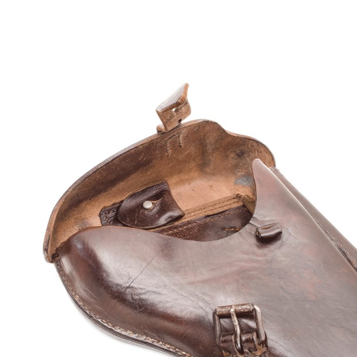 GAA60 Brown leather hard shell P08 holster — image 4