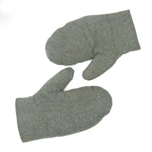 HKA24 Heer fur lined mittens with field grey wool bodies