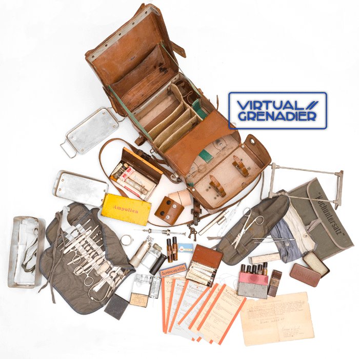 MAA46 Medical supply carrying case with full contents and capture paper — image 2