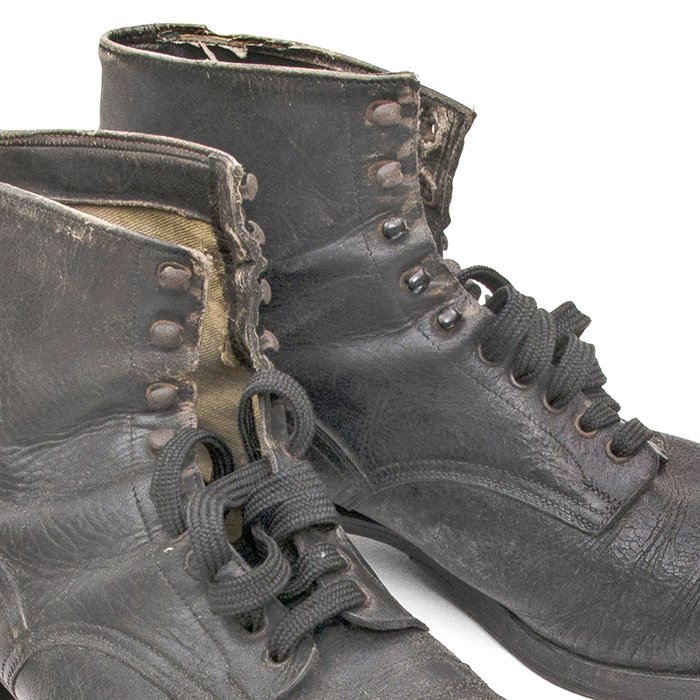 ERA18 Matched pair of privately made ankle boot with issue box — image 12