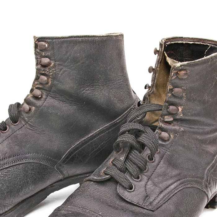 ERA18 Matched pair of privately made ankle boot with issue box — image 7