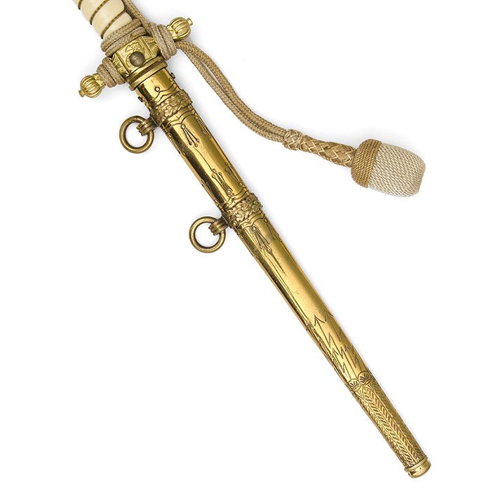 FTA3 Beautiful Paul Weyersberg made Kriegsmarine officer's dagger with portepee — image 12