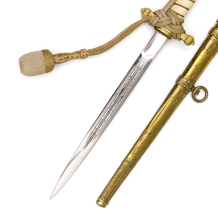 FTA3 Beautiful Paul Weyersberg made Kriegsmarine officer's dagger with portepee — image 14