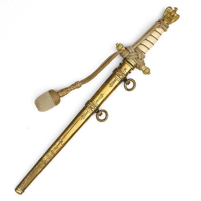 FTA3 Beautiful Paul Weyersberg made Kriegsmarine officer's dagger with portepee — image 4