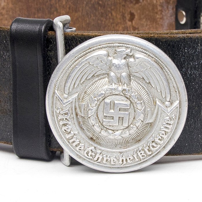 TEA3 SS officer's belt and aluminum buckle — image 3