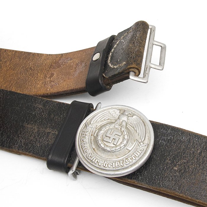 TEA3 SS officer's belt and aluminum buckle — image 6