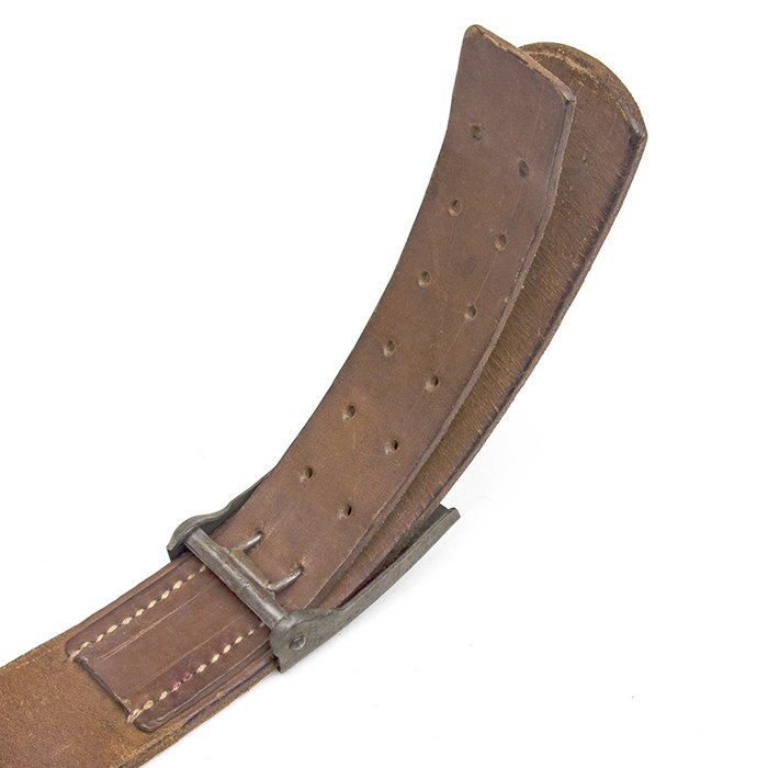 ALG1 Heer EM painted steel buckle and black leather belt — image 13