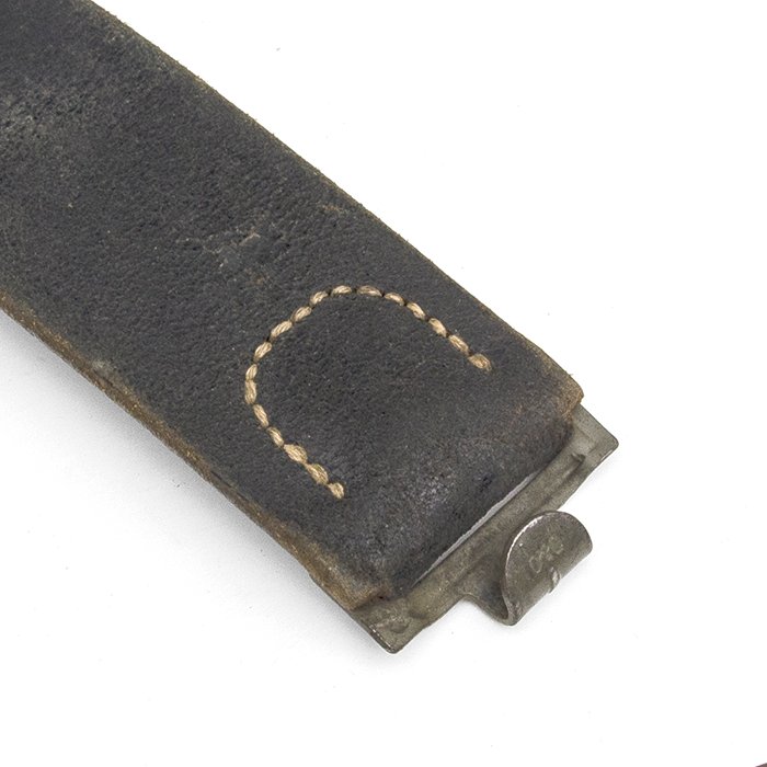 ALG1 Heer EM painted steel buckle and black leather belt — image 14
