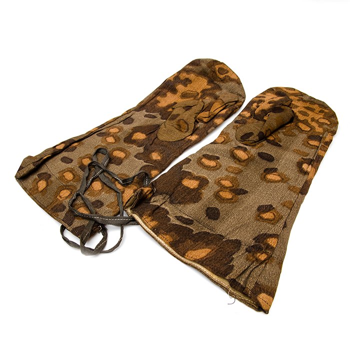 DGU14 Unissued Waffen-SS oakleaf autumn pattern camouflage mittens — image 6