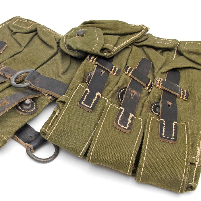 ACE2 Matched pair of unissued MP40 magazine pouches — image 7
