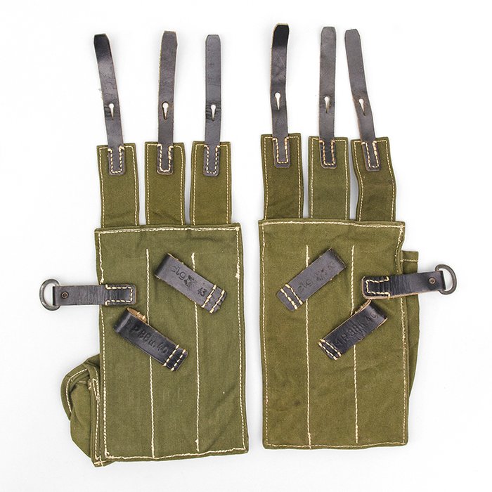 ACE2 Matched pair of unissued MP40 magazine pouches — image 9