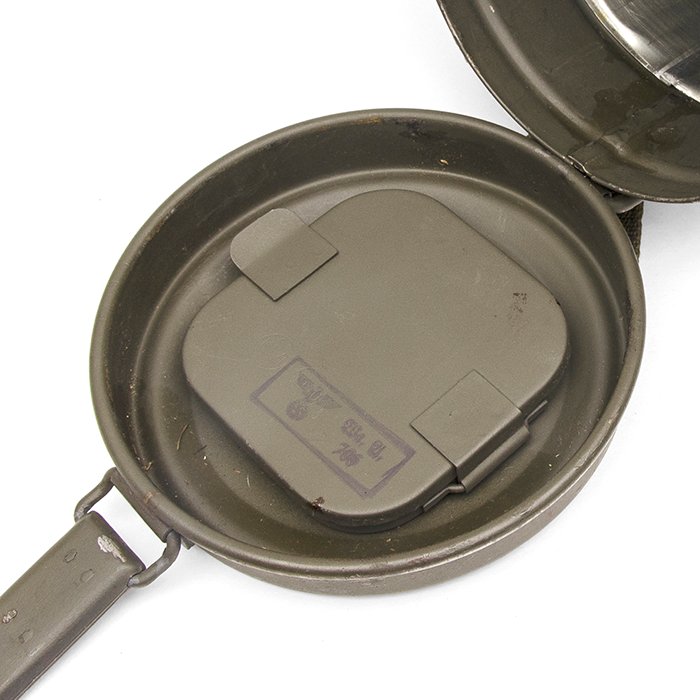 AHJ43 Military issue gas mask canister and carrying straps — image 10