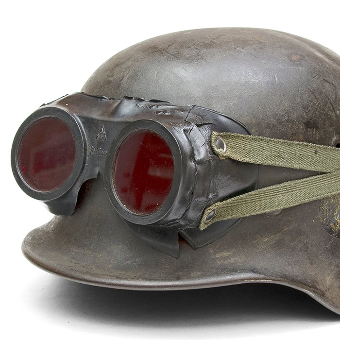 RSH10 Kriegsmarine goggles with red tinted lenses — image 5