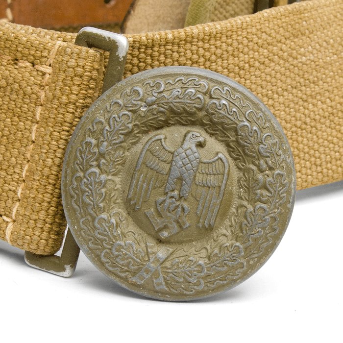 BUA2 Heer officer's tropical belt and buckle set — image 5