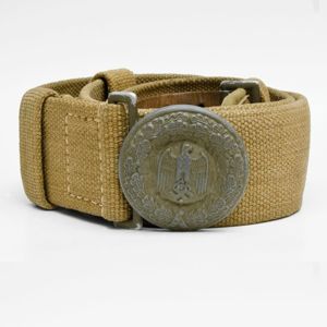 BUA2 Heer officer's tropical belt and buckle set
