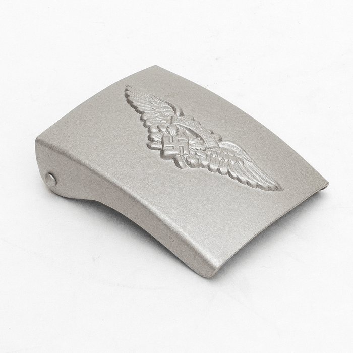 SWA2 Unissued second type Luftschutz EM belt buckle — image 3