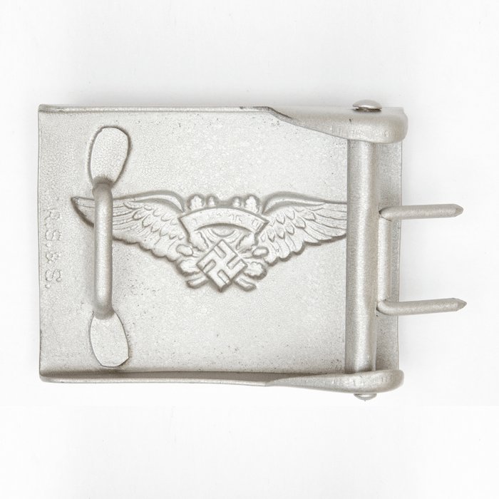 SWA2 Unissued second type Luftschutz EM belt buckle — image 5