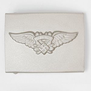 SWA2 Unissued second type Luftschutz EM belt buckle