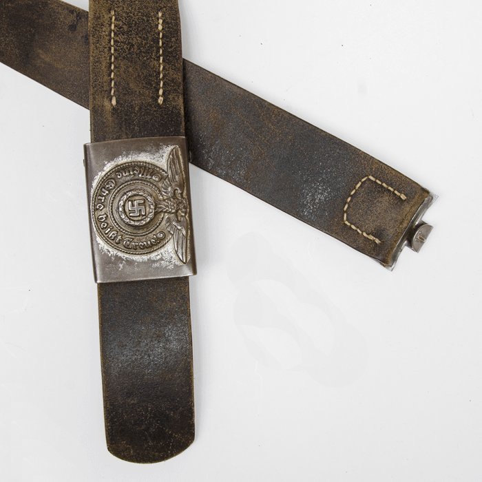 FCA3 Waffen-SS EM steel belt buckle and belt — image 11