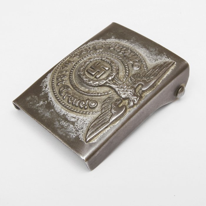 FCA3 Waffen-SS EM steel belt buckle and belt — image 6