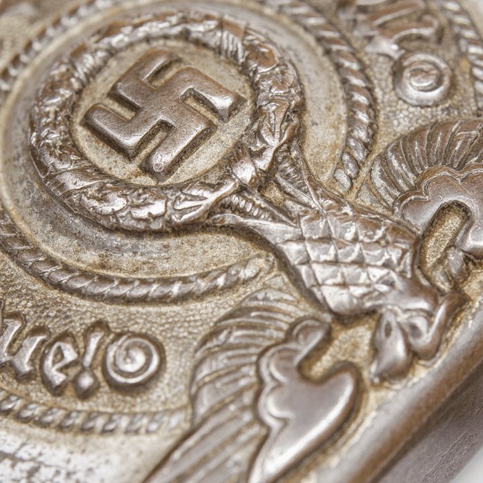 FCA3 Waffen-SS EM steel belt buckle and belt — image 7