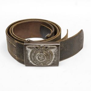 FCA3 Waffen-SS EM steel belt buckle and belt