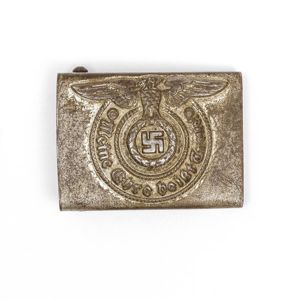 XMA22 Assmann made Waffen-SS EM steel buckle RZM 165/40