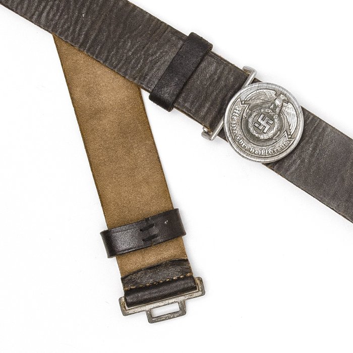 SJA62 SS officer's leather belt and zinc buckle — image 11