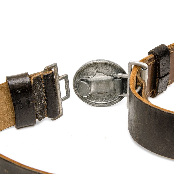 SJA62 SS officer's leather belt and zinc buckle — image 14