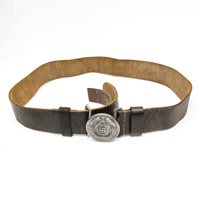 SJA62 SS officer's leather belt and zinc buckle — image 9