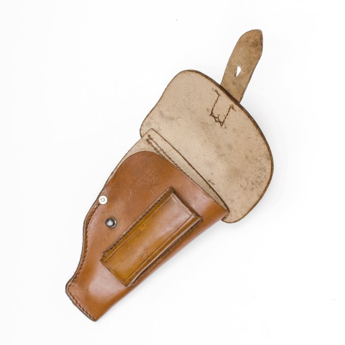 BAB7 Excellent brown leather holster for a small framed automatic pistol — image 4