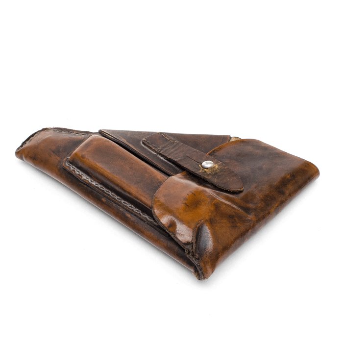 UBA6 Soft shell holster made of pressed paper for a small frame automatic pistol — image 4