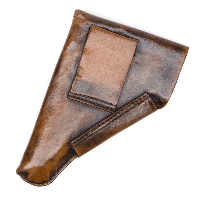 UBA6 Soft shell holster made of pressed paper for a small frame automatic pistol — image 5