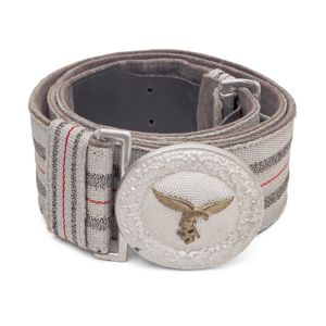 GAA52 Luftwaffe officer's brocade belt and aluminum buckle