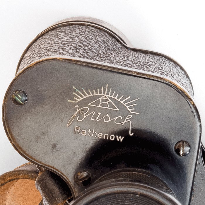 MAA51 Set of pre war 6x30 service binoculars and leather carrying case — image 8