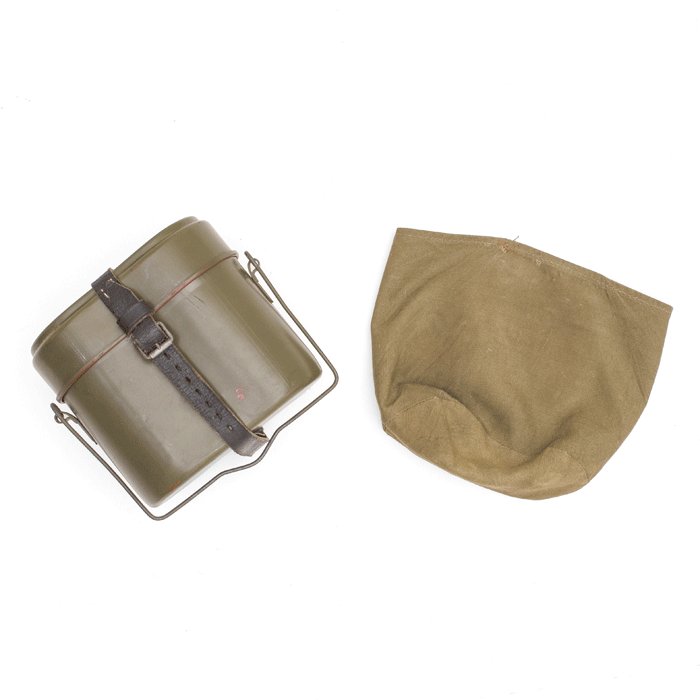 MAA53 1943 dated mess lit with cloth cover and equipment strap — image 10