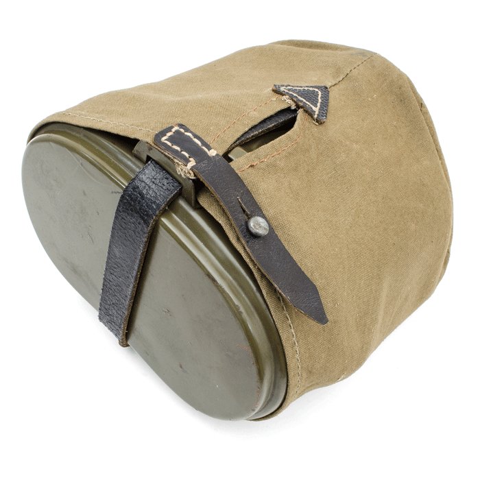 MAA53 1943 dated mess lit with cloth cover and equipment strap — image 4