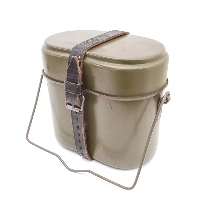 MAA53 1943 dated mess lit with cloth cover and equipment strap — image 7