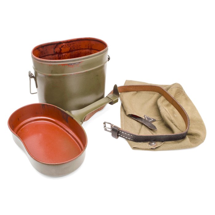 MAA53 1943 dated mess lit with cloth cover and equipment strap — image 9