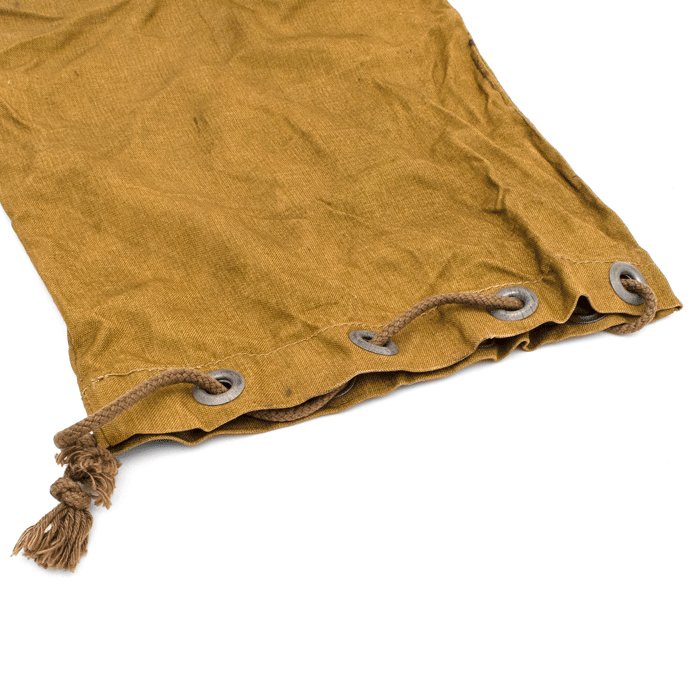 SJA48 Olive colored cotton personal kit bag with drawstring — image 3