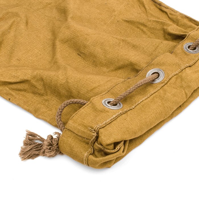 SJA48 Olive colored cotton personal kit bag with drawstring — image 4