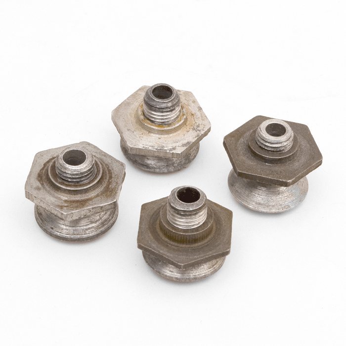 AHJ111 Set of slotted bolts and notes for later Luftwaffe M38 Fallschirmjäger helmet — image 4